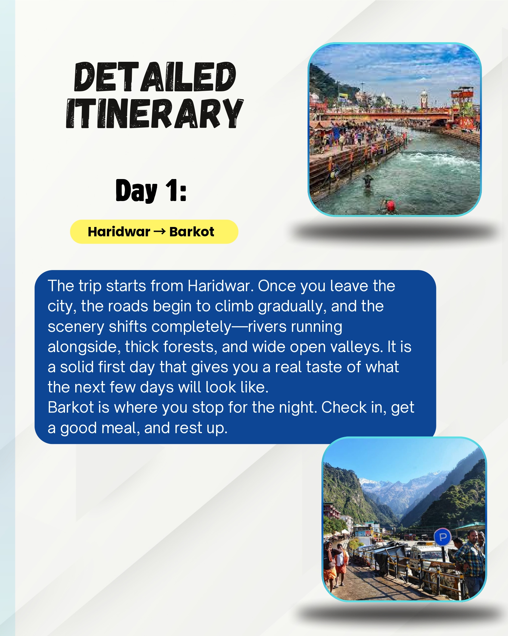 Yamunotri and Gangotri temple tour package information